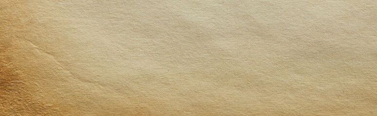 top view of vintage beige paper texture with copy space, panoramic shot