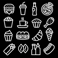 fast food icons