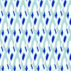 Ikat seamless geometric pattern. Abstract background texture.Pattern can be used for wallpaper and textile, pattern fills, web page background, surface textures.