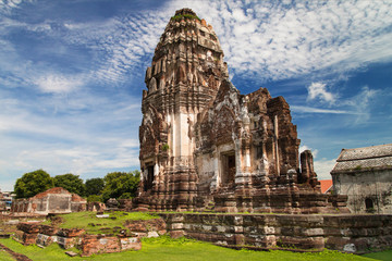 Central Prang of Wat Mahathat in Lopburi