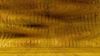 Interior texture wood background. 3d illustration, 3d rendering.