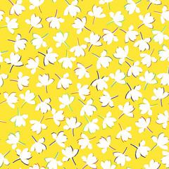 Floral pattern. Small flowers.Seamless vector texture.