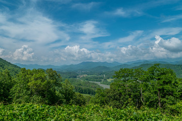 Fototapeta na wymiar Mountain view north Georgia