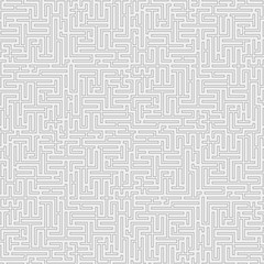 Square grid. Maze. Striped geomitrical background. Stylish monochrome trellis. Sacred geometry background. 