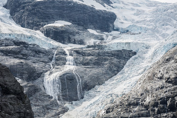 Kjenndalsbreen Gletscher in Norwegen, Close-up