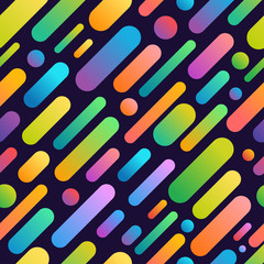 Abstract vector background. Different colorful elements