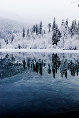 Swiss mountain lakes