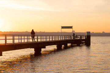Fototapeta premium Seebrücke Kitzeberg