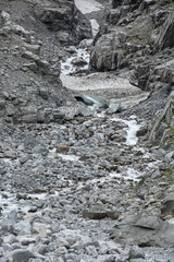 Höhle im Eisfeld, Kjenndalsbreen Gletscher im Jostelalsbreen Nationalpark, Norwegen