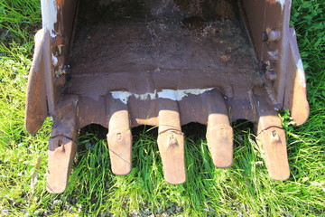 ショベルカーのバケット