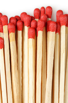 close up of matches