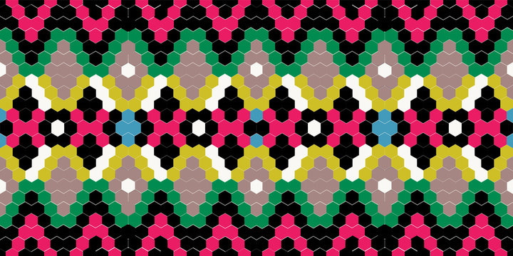 Colored  imitation snake skin seamless pattern