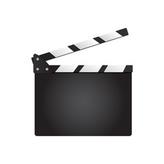 Film clapper board vector 