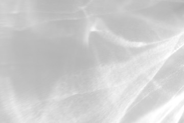 Obraz premium Water texture overlay effect for photo and mockups. Organic drop diagonal shadow and light caustic effect on a white wall. 