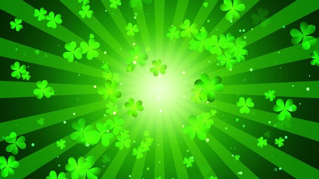 St Patrick’s Day background animations with concept of Clover leaf which can be used in any St. Patrick’s day event promos, backgrounds.