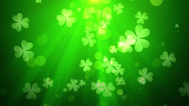 St Patrick’s Day background animations with concept of Clover leawhich can be used in any St. Patrick’s day event promos, backgrounds.