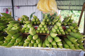 fresh fruit on sale by the road