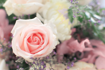 A bouquet of flowers. Can used for valentine 's day.