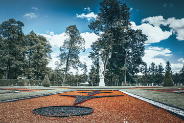 Katherine's park hall in Tsarskoe Selo (Pushkin).