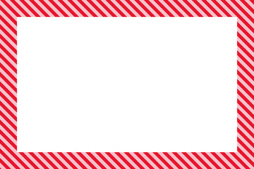 斜めストライプ 横フレーム