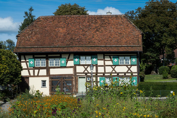 Fototapeta na wymiar Begegnungsstätte Mesnerhaus in Bermatingen