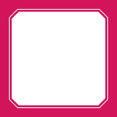 超シンプル 正方形フレーム