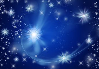 Blue christmas background