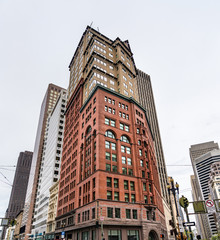 Historic buildings in Downtown San Francisco, California