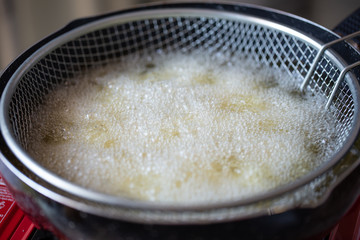 Preparation of Puff pastry dough for the Fried Chinese pastry
