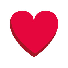 heart symbol icon, colorful design