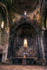 Interior of the old authentic Orthodox church of Sanahin Monastery, Armenia