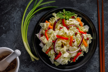 Fresh Peking Cabbage Salad