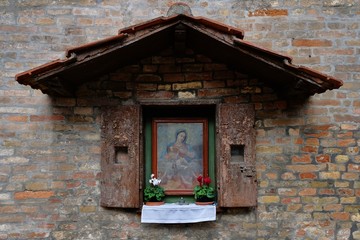 window in an old house