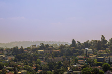 Silverlake hills at dusk