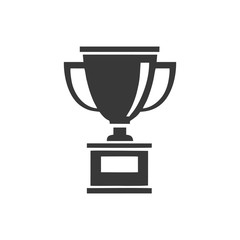 Champions Cup icon. Flat design style. Stock vector illustration isolated on white background.