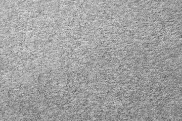 Close-up of gray wool fabric textured cloth background.
