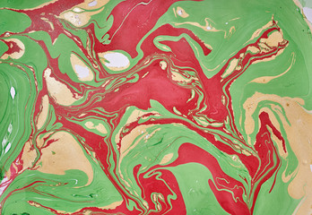 Abstract multicolored marble texture background. Design wrapping paper. Exclusive design for packaging material products. Fluid modern art. Vintage style.