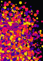 Colorful Universe Distribution Computational Generative Art background illustration