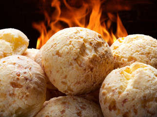 Brazilian snack, traditional cheese bread