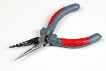 Pliers tool on a white background