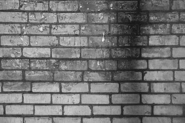 dark background texture brick gray wall. 3D texturing or background