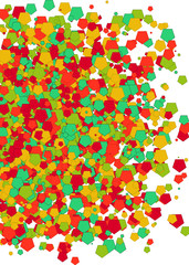 Colorful Universe Distribution Computational Generative Art background illustration