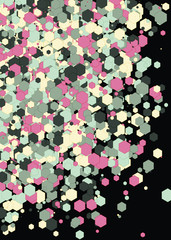 Colorful Universe Distribution Computational Generative Art background illustration