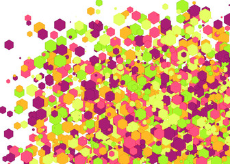 Colorful Universe Distribution Computational Generative Art background illustration