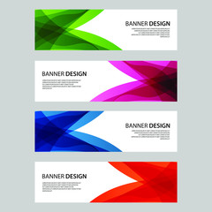 Fototapeta premium Vector Abstract design banner web template