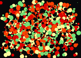 Colorful Universe Distribution Computational Generative Art background illustration