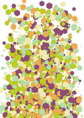 Colorful Universe Distribution Computational Generative Art background illustration