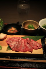 Kobe meat at the restaurant, Japan