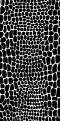 Vector illustration of crocodile skin pattern. Animal print