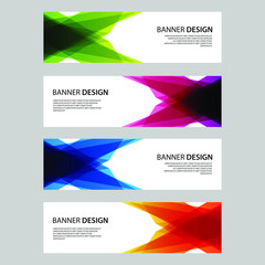 Vector Abstract design banner web template